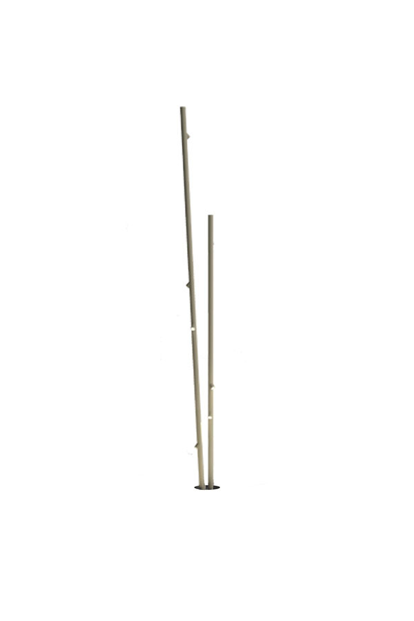 Bamboo - Double Arms in Beige Grey
